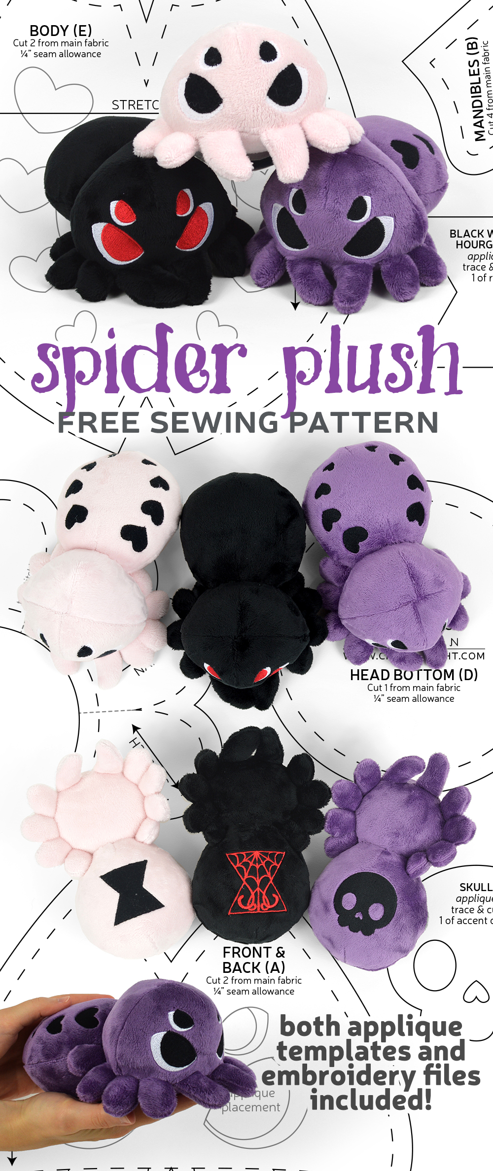 Free Pattern Friday! Spider Plush 